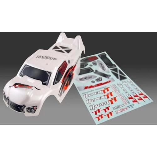 OFNA/HOBAO RACING 11123 TT ELECTRIC PRINTED BODY - WHITE for 1/10 HYPER TT Free Shipping