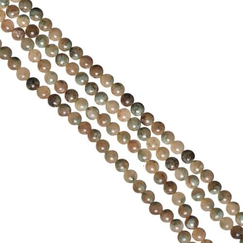 Unique Multicolor Tree Stripe Stone Beads 3mm Pick Size For Handmade Bracelets Necklace 16inch H694