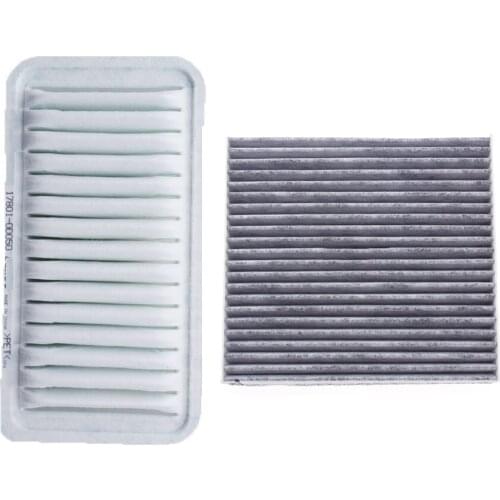 Air Filter Cabin Filter For Toyota Allex E120 2001-2006 Model 2 Pcs Car Filter 17801-0D050 17801-0D010 87139-52010 88568-12040