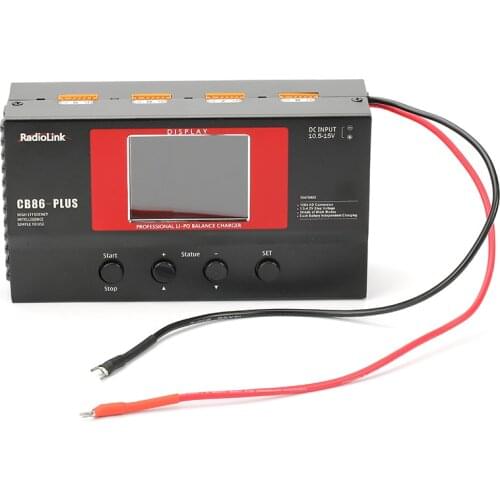 Radiolink CB86 PLUS High Power Intelligent Balance Charger Better B6 AC Charger A9 Support 8 Groups 1S-6S Lipo Battery Charging