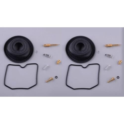 2Set Carburetor Repair Kits With Plunger Diaphragm Fit For Kawasaki EN500C Vulcan 500 LTD 1996 1997 1998 1999 2000 2001-2009