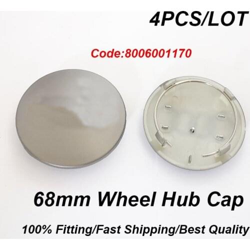 4pcs/set For A3 A4 A5 A6 A7 A8 Q5 R8 S4 S5 S6 Car Styling 68MM 800601170 Original Car Rims Wheel Center Hub Caps Car Accessory