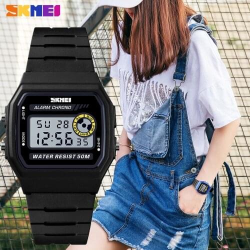 SKMEI Brand Luxury Sports Watch Female Fashion Outdoor Chronograph Digital Waterproof Ladies Clock Women Wristwatch reloj mujer