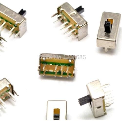 Switch double row 8 foot 3 position handle high 4MM toggle switch double vertical sliding switch handle length 4MM