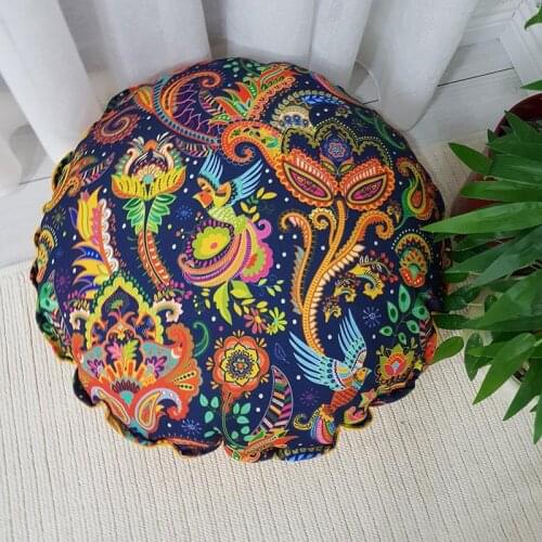 Ethnic Floor Mat 45 cm Zippered