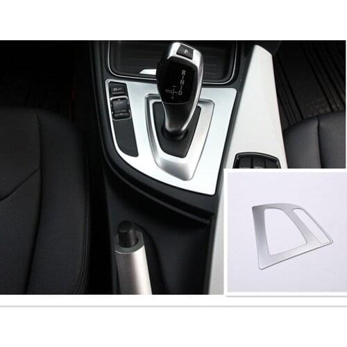 Chrome Gear Shift Panel Trim Sticker for BMW 3 Series f30 316i 320i 328i 2013-17