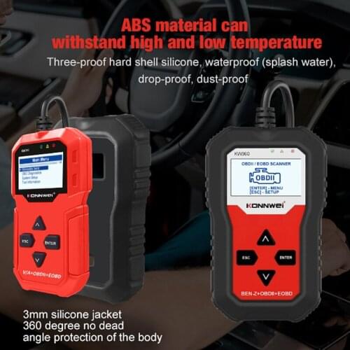 New KONNWEI KW360 Fit for M-Benz Dedicated Full-featured Full-system Airbag ABS Brake System Car Scanner