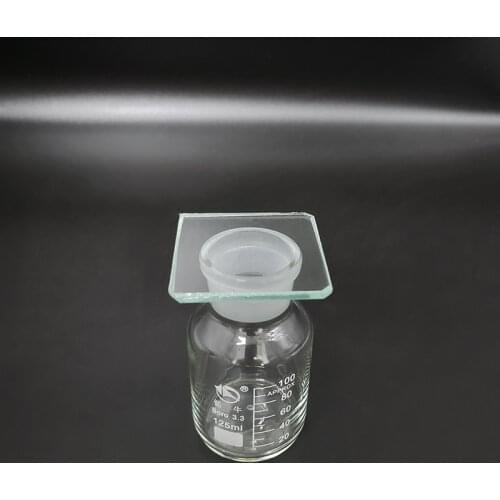 Laboratory glass gas cylinder devic,Capacity 125ml/250ml,Multifunctional bottle gas cylinder,Wide mouth reagent bottle