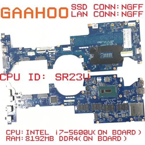 Laptop Mainboard For Lenovo Thinkpad S2 Yoga 12 motherboard ZIPS1 LA-A342P SR23V I7-5600U 5th Gen 8GB Memory works FRU:04X6417