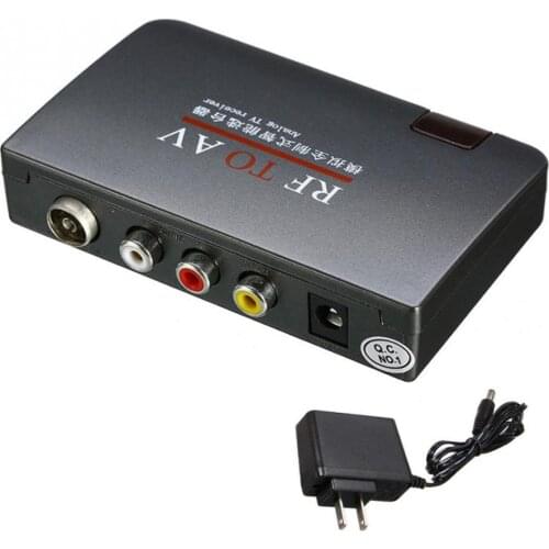 Reliable Signal Receiver RF TO AV Receiver RF To AV Analog Cable TV Receiver Converter USB With Remote Control For Television