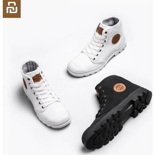 Youpin New GOODYEAR man woman canvas shoes Tire bottom flower Fine lines High-top canvas shoes Liberation shoes outdoor shoes