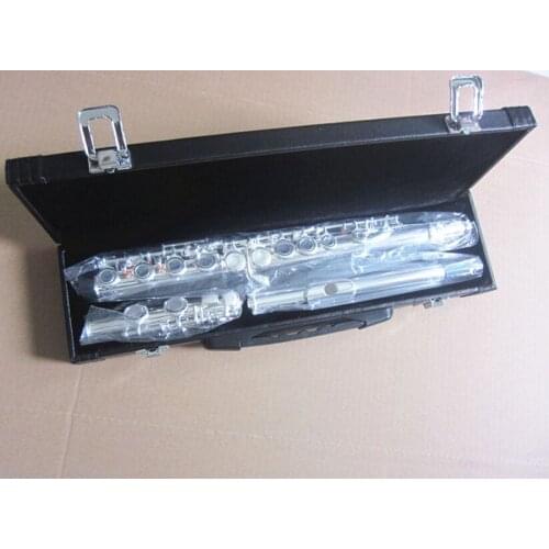 New Top Flute 471 Professional Cupronickel C Key 16 Hole Flute Silver Plated Musical Instruments With Case and Accessories