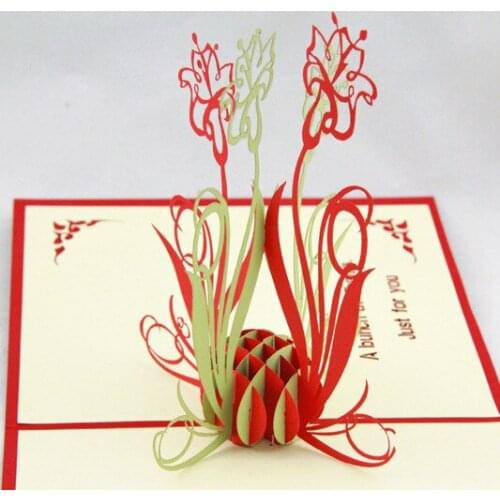 Thanks to the Qubiclife business card creative custom hollow stereo orchid