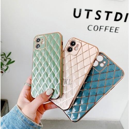 Luxury Plating Case for IPhone 12 Mini 11 Pro Max Case Shockproof Cover for IPhone 7 8 Plus SE 2020 XR X XS Cases Fundas Coque