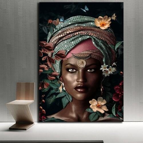 African Women Modern Posters Painting Poster And Prints on Canvas Wall Art Decorative Living Room Canvas Painting Home Posters