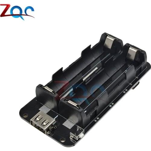 WeMos D1 ESP8266 ESP32 Mobile Phone Power Bank Dual 18650 Lion-lithium Battery Charging Module Shield V8 5V/3A 5V/1A for Arduino