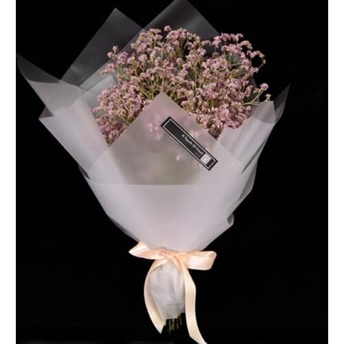 20pcs Solid Color Matte Wrapping Paper Translucent Waterproof Package Birthday Gift Wedding Bouquet Wrapping Paper Deco