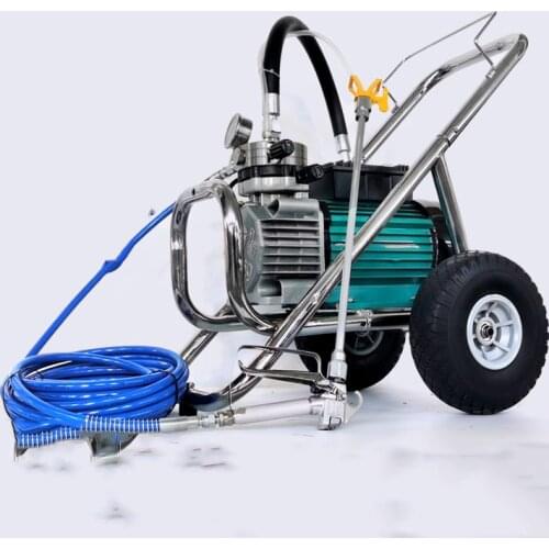 220V / 4200W Latex Paint Latex Paint Structure Spray Gun Double Gun High Pressure Airless Paint Wall Spraying Machine