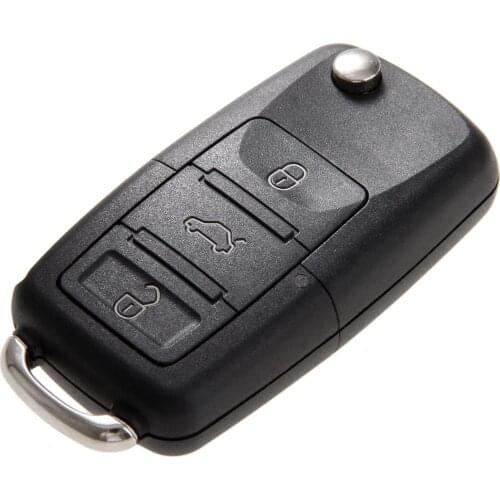 3 Buttons Auto Folding Fob Remote Car Key Shell Fit For V W Bora Golf Passat Polo Replacement Key Case Cover