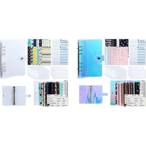 34Pcs Budget Organizer Binder Cash Envelope System,They Are Great for Storage Cash,Coins,Checks,Receipts