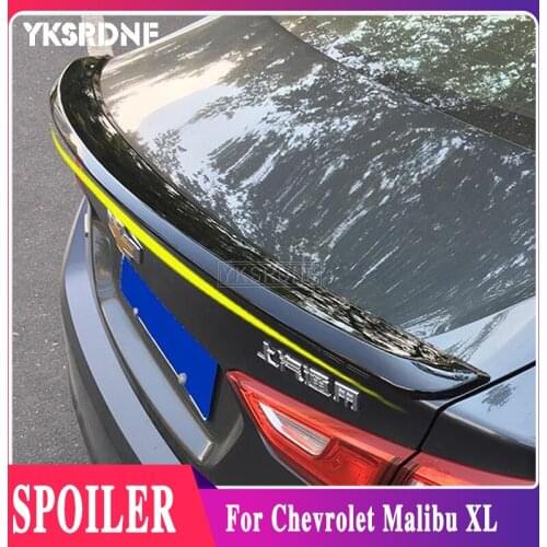 YKSRDNF For Chevrolet Malibu XL 2017 2018 2019 ABS Plastic Primer Color Exterior Rear Spoiler Tail Trunk Boot Wing Decoration