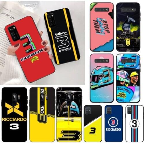 CUTEWANAN Australian Rider Daniel Ricciardo Phone Case for Samsung S20 plus Ultra S6 S7 edge S8 S9 plus S10 5G lite 2020