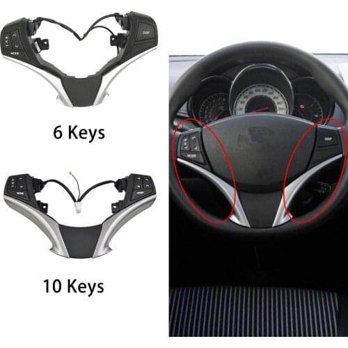 Audio Control Button Multifunction Steering Wheel Switch Regulator 84250-0D120 Car Styling For Toyota Yaris 2013-2016