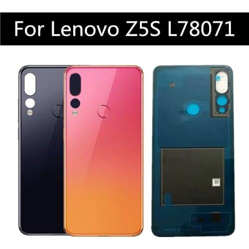 For Lenovo Z5S L78071 Battery Cover Back Glass Case Rear Housing Door For lenovo z5S Battery Cover
