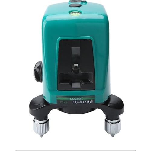 Laser Level FC-435AG Green light Cross Laser Level 360 Degree Self-leveling 1V1H 2Lines 1 Point Horizontal And Vertical Laser