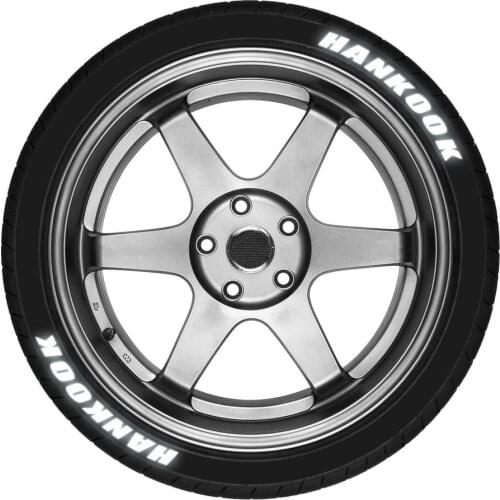 Car Tires Stickers White Reflective Fluorescence Cool Racing Car Rim Decoration Sports Style Glow At Night Rubber Stickers