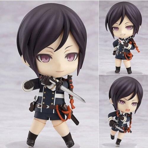 New Product Q Version 10cm Anime Touken Ranbu Onlineyagen Toushirou#594 Character Doll Pvc Removable Model Toy Gift
