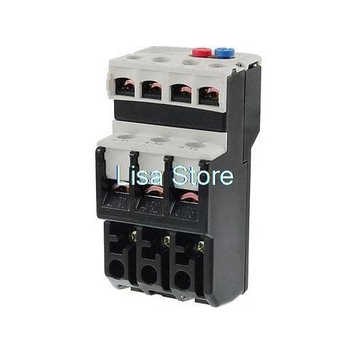 NR2-25 3 Pole Electric Motor Thermal Overload Relay 4A-6A 1 NO 1 NC
