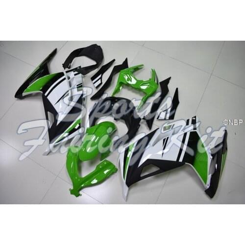 Abs Fairing for EX300 2013 - 2017 White Green Black Full Body Kits EX300 13 14 Fairing Kits Zx300r 13 14