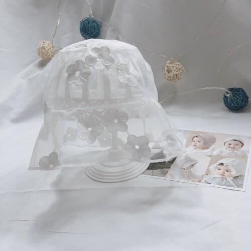 Hot Sale Mom and Daughter Lace Bucket Hats Family Matching Accessories Summer Toddlers Kids Outdoor Vacation Princess Hats