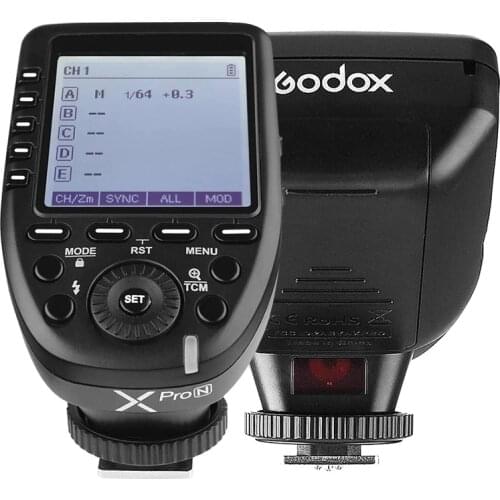 Godox Xpro-N XproN i-TTL Flash Trigger Transmitter 2.4G Wireless X System Autoflash 1/8000s For HSS Nikon Cameras Studio Flashes