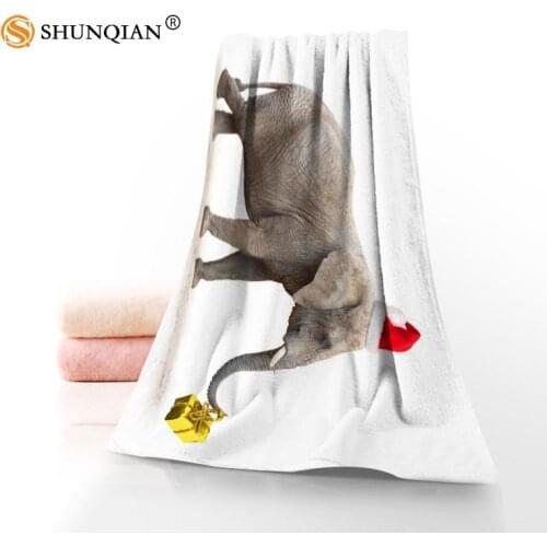 Microfiber Towels Custom elephant Face Towel/Bath Towel Size 35x75cm, 70x140cm for family travel