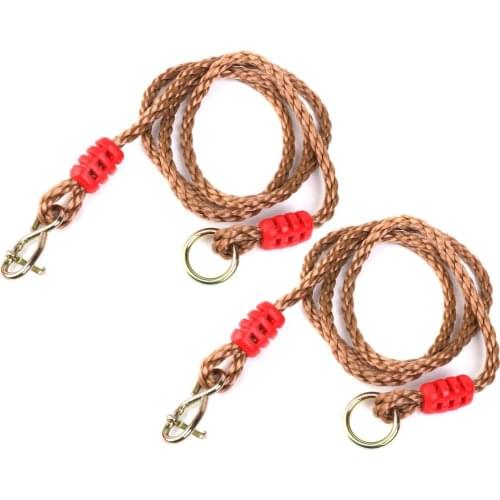 MagiDeal 1 Pair Adjustable Swing Rope for Tree Swing Beam Swing Outdoor Toy Accessory 1.8M