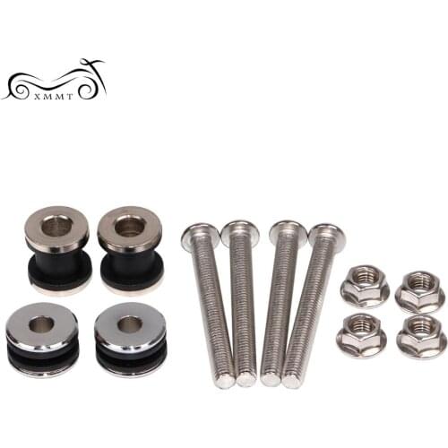 Detachable Sissy Bar Rack Backrest Docking Hardware Mounting Kit For Harley Sportster XL1200 XL883