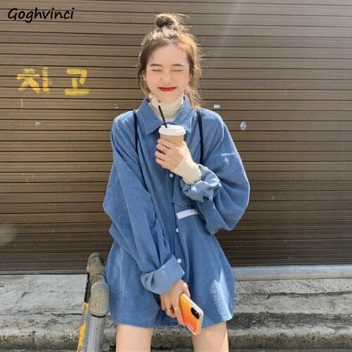 Basic Jackets Women Batwing Sleeve Turn-down Collar Plus Size 3XL Corduroy Solid Loose Korean Preppy Style Vintage Sweet Girls
