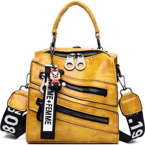 Women Leather Backpacks Mochila Female Shoulder Bag Multifunction Fashion Ladies Small Backpack Travel Bags For Girls Backpack