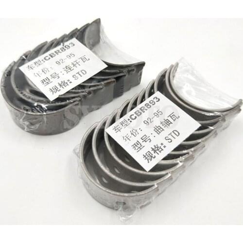 1 sets Motorcycle STD Connecting rod tile & crankshaft tile Shell For Honda CBR893 CBR900 1992-1993-1994-1995 CBR 893 900