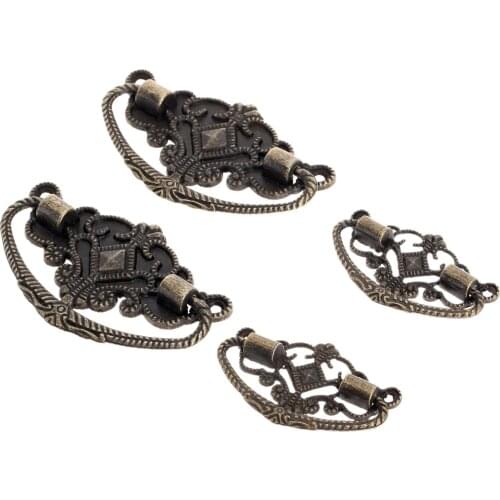 6pcs Vintage Cabinet Knobs Door Pull Handle Cupboard Handles Knobs Furniture Fittings