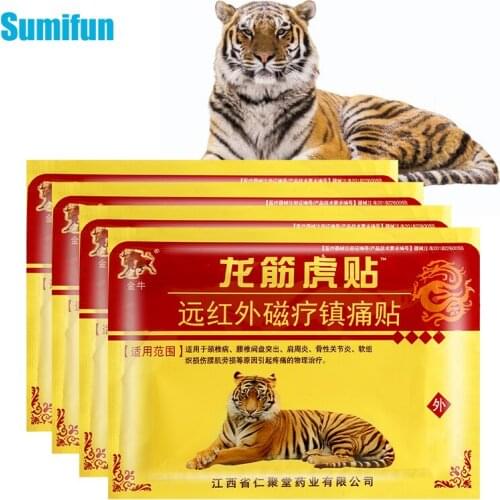 8pcs Tiger Balm Arthritis Patch Muscle Neck Sprain Joint Relieve Pain Stickers Body Relaxation Herbal Plaster Health Care C2354