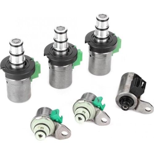 6Pcs/Set Gearbox Transmission Solenoid Valve Fit for FORD Focus 1998-16 4 SP FWD 1.8L 2.0L 4F27-E car accessories