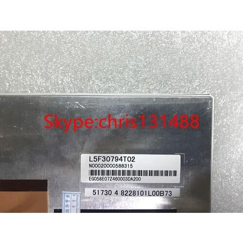 Free shipping L5F30794T02 L5F30691T03 Original 5.8 inch Car GPS Navigation LCD Screen Panel for Sanyo