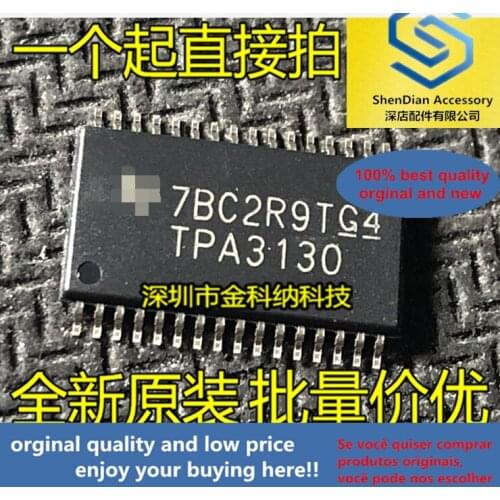 10pcs only orginal new TPA3130D2DAPR TPA3130 Class D stereo amplifier chip HTSSOP-28