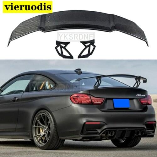 For BMW F80 M3 F82 M4 M5 M6 E90 E92 E82 2014UP Vorsteiner style Track GT Carbon Fiber Car Styling Rear Trunk lip spoiler Wing