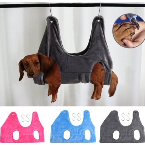 Dog Hammock Cat Grooming Hammocks Dog Cat Grooming And Nail Trimming Bathing Helper Dog Cat Harness Pet Grooming Bag Cushion