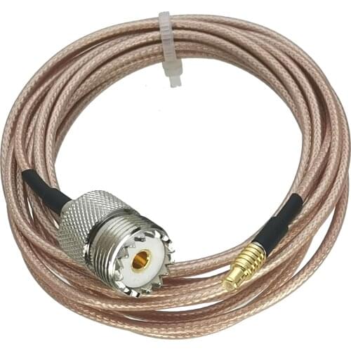 Cable MCX male Plug to SO239 UHF Female Jack straight RG316 RF Jumper pigtail 4inch~10M