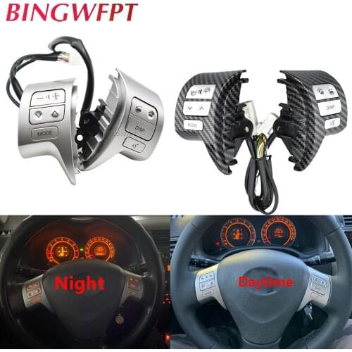 Button switch For Toyota Corolla ZRE15 2007 ~2016 Steering wheel button phone cruise controller car accessories 84250-02200